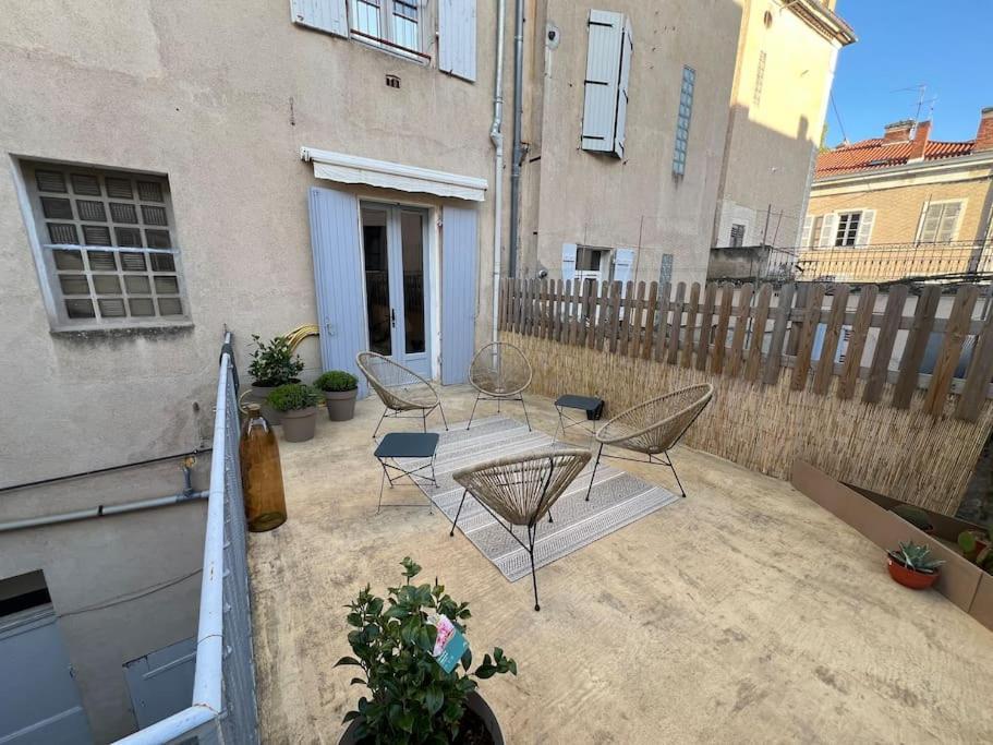 Coeur De Ville, Garage Prive Et Gratuit Avec Terrasse ! Cahors Exterior foto